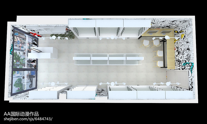 動(dòng)漫加盟店3D裝修設(shè)計(jì)效果圖 打造沉浸式二次元空間的藝術(shù)與商業(yè)融合